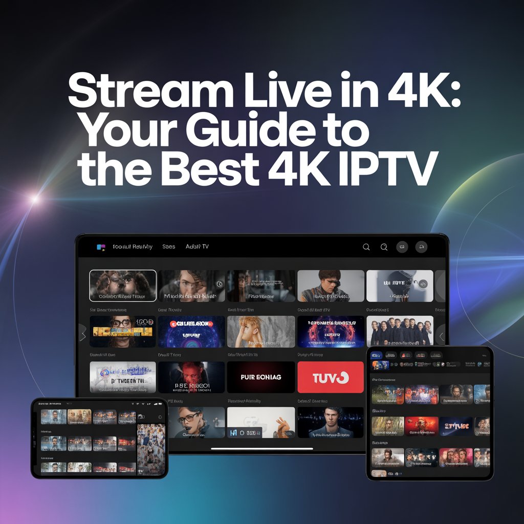4K Live IPTV: The Ultimate Guide to Crystal-Clear Streaming in 2025