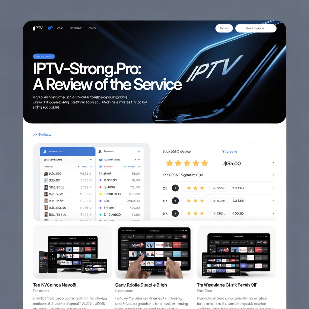iptv-strong .pro – Complete Expert Guide to Features, Setup, Pricing, and Legal Use